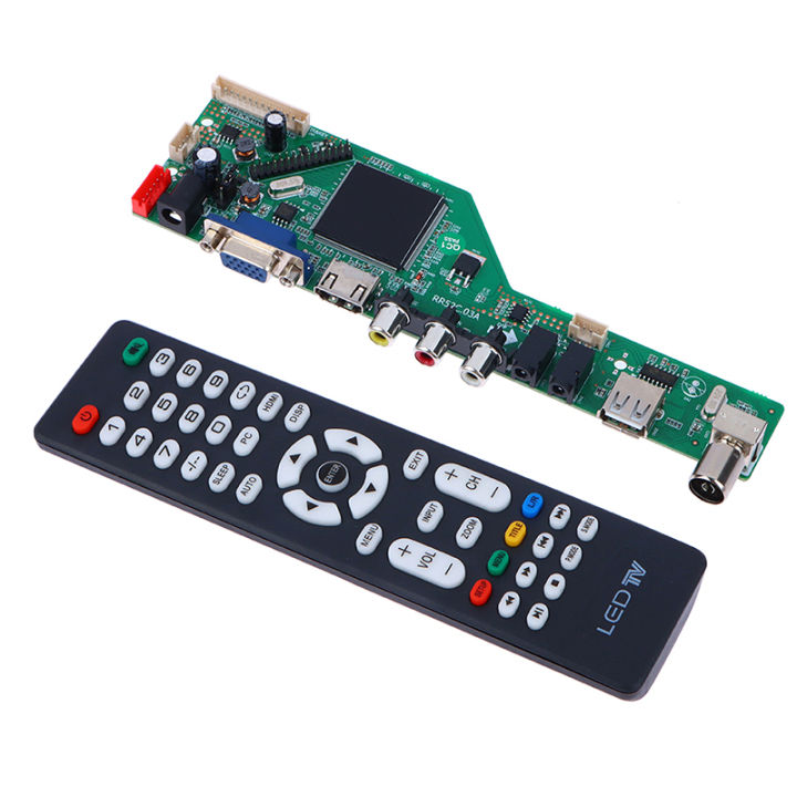 xunxingqie-1ชุด-lcd-tv-เมนบอร์ด-drive-board-rr52c-03a-รองรับ-dvb-t-dvb-t2พร้อมรีโมทคอนโทรลฟรี