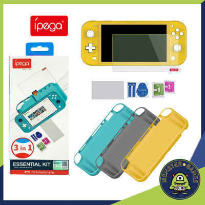 Ipega 3 In 1 Essential Kit For Nintendo Switch Lite (TPU Nintendo Swith Lite)(TPU Swith Lite)(เคส switch lite)(กรอบ switch lite)(switch lite case)(PG-SL009)