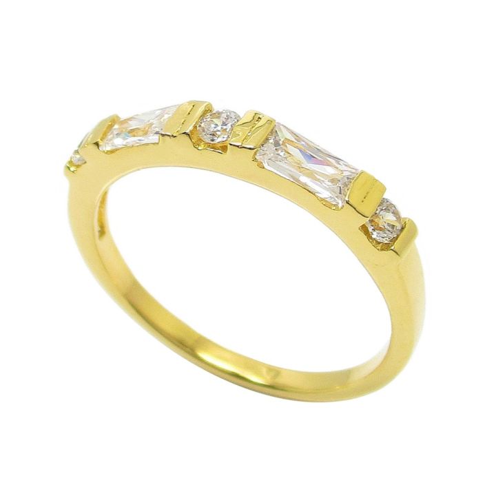 แหวนผู้หญิงมินิมอล-แหวนผู้หญิงแฟชั่น-แหวนแถว-แหวนแถวชุบทอง-แหวนแถวเพชรแท้-ประดับเพชร-cz-ชุบทองแท้-ชุบทอง-24k-บริการเก็บเงินปลายทาง