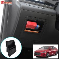 【YF】۞  Elantra 2017 Fuse Storage Bin LHD Armrest Tray Console Card Coin Slot Holder Car Organizer