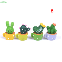 ?【Lowest price】HOMA กระถางประดับต้นกระบองเพชรขนาดเล็กแบบทำมือสำหรับตกแต่งสวนประดับด้วยงานฝีมือบ้านตุ๊กตา