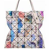 [BAOBAOIssey Miyake] Issey Miyake May 2023 New Diamond Painted Tote Womens Tide Folding Single Shoulder Six Handbag