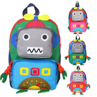 Creative Schoolbag Robot Kindergarten Backpack 3-6 Years Old Baby Boys And Girls Korean Style Childrens Schoolbag