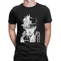 Jojo Bizarre Adventure Tshirt Men Japanese Anime Fashioncasual Dio Brando Jotaro Kujo Tees