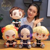 BABYBANG การ์ตูนเด็กของขวัญ Kamado Nezuko Kimetsu ไม่มี Yaiba อะนิเมะตุ๊กตาของเล่นรูป Kamado Tanjirou Agatsuma Zenitsu ตุ๊กตาตุ๊กตา Demon Slayer ตุ๊กตาของเล่นอะนิเมะ Plush ของเล่น