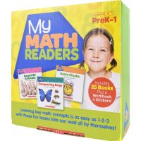 My math readers PreK -grade 1 small math readers boxed kindergarten small class middle class big class first grade math concept enlightenment 25 full color Stories English original imported books