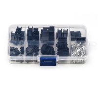 200pcs Jumper Header Car Tools Crimp Assortment Wire Electrical Housing Wire Male/Female Pin Terminal Connector With Box