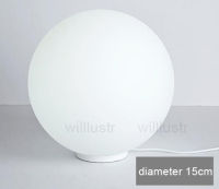 Modern LED Round Ball Table Lamp Frosted Milk White Global Glass Shade Dioscuri Ho Bedroom Sofa Bed Side bedside Desk Light