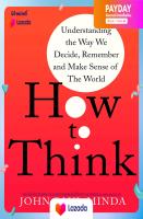 New! หนังสืออังกฤษ (พร้อมส่ง) HOW TO THINK: UNDERSTANDING THE WAY WE DECIDE, REMEMBER AND MAKE SENSE OF THE WO