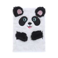 2021 new Cartoon Cat Panda Fluffy Diary Girls Journal Notebook Memo Pad Birthday Gift Planner kawaii Cute Notebooks for Students