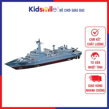 Trung Quốc Cảnh sát biển 3172 Mô hình lắp ráp mô hình tàu biển  Mô hình  giấy  Tàu Tốc Hành  Giá Sỉ Lẻ Cạnh Tranh
