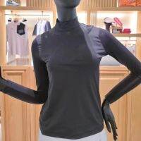 [COD] Clothing Ladies Color Silk Thin Sleeves Collar Matching