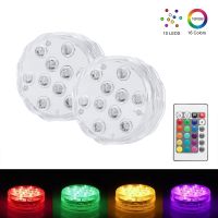 2PCS/Lot 3xAAA Batteries Powered Lights for Glass Bottles Submersible Fish Tank Light LED Swimming Pool Lighting