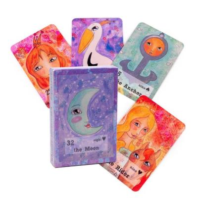Tarot Decks Whimsy Lenormand Oracle Cards English Version Divination Cards Party Supplies Table Board Game Gifts for Boys Girls Friends Gatherings superb