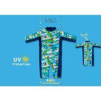 ✅ [1.5-2Y] M&amp;S Dino Swimsuit UV Protection ชุดว่ายน้ำเด็ก ป้องกันแสงแดด