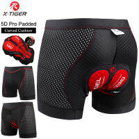 X-Tiger Cycling Underwear With Anti-Slip Band MTB Cycling Shorts Riding Bike Tights Shorts Upgrade 5D Pro Padded Sport Underwear