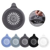 Silicone Drain Hair Catcher with Suction Cup Shower Bathtub Drain Strainer Hair Filter Drain Sink Strainer Bathroom Accessories