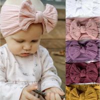 【hot sale】❈❡ C05 Fashion Soft Jacquard Nylon Childrens Headband Cute Baby Bow Does Not Hurt The Skin Headband Boys and Girls Headwear