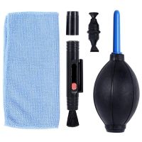 3 IN 1 Camera Cleaning Kit Suit Dust Cleaner Brush Air Blower Wipes Clean Cloth kit for Gopro for Canon for Nikon Camcorder VCR Lens Cleaners