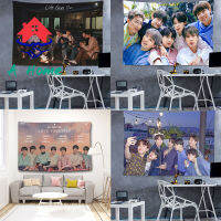 Bts Tapestry Bangtan Boys Decor แขวนผนังพื้นหลัง 3D การพิมพ์ผ้าผ้าม่านหน้าแรกห้องนั่งเล่นตกแต่งห้องนอน