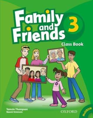 Bundanjai (หนังสือคู่มือเรียนสอบ) Family and Friends 3 Class Book Multi ROM (P)