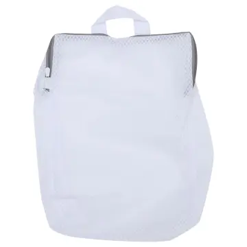 Set of 4 Honeycomb Mesh Lingerie Bag Handle Wash Bag Travel Garment