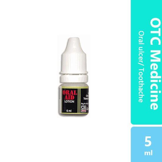 New Promo Oral Aid Lotion 5ml (Mouth Ulcer/ Swollen Gum/Toothache) | Lazada