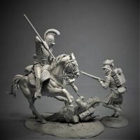 54mm Resin Model Figure GK，Unassembled and unpainted kit