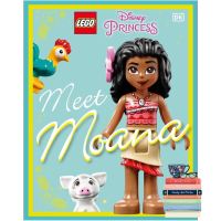 Over the moon. LEGO Disney Princess Meet Moana [Hardcover] หนังสือภาษาอังกฤษใหม่ พร้อมส่ง