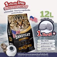 [ส่งฟรี] ZANDYCAT ทรายแมวภูเขาไฟ ทรายแมว อัลทิเมทพรีเมียม 12ลิตร ใช้ได้กับห้องน้ำแมวแมวอัตโนมัติและกระบะทรายแมว จำกัดการซื่้อ2ถุง/ออเดอร์ rch-1