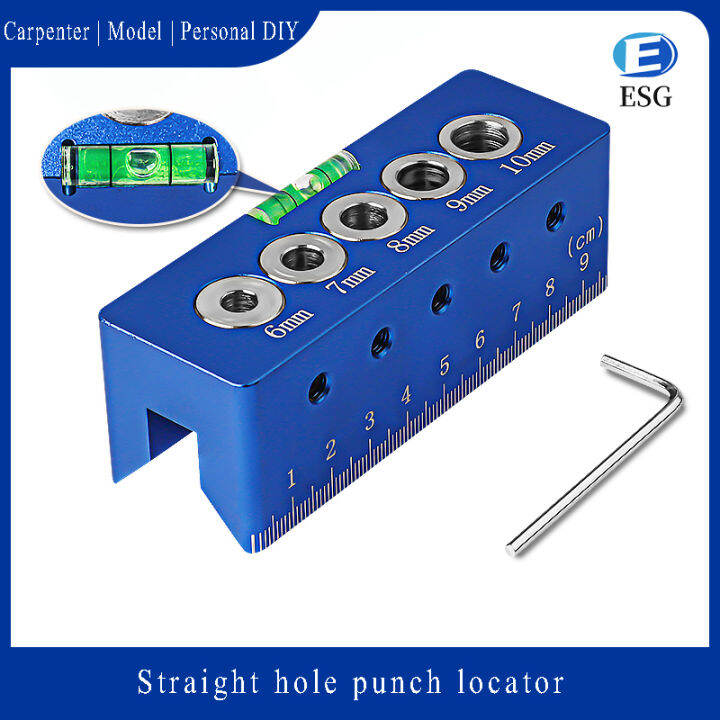 Drill Guide Jig Hole Guide Jig for Straight Hole,For Wood Post, Stair