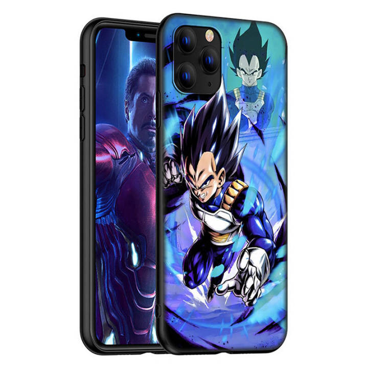 casing-หรับ-iphone-14-13-11-pro-max-11-mini-8-8-plus-199h-vegeta-dragon-ball-z-pattern-phone-เคสโทรศัพท์-อ่อนนุ่ม-tpu-shockproof-black-ปก