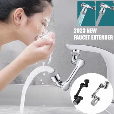 ♙❀ New 1080° Universal Rotation Faucet Bubbler Sprayer Head for Washbasin Kitchen Robot Arm Dual Mode Faucet Extender Water Nozzle