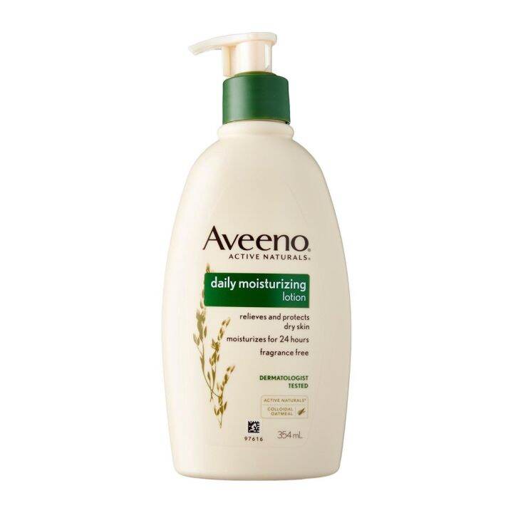 Aveeno Daily Moisturizing Lotion 354ml x1 Fragrance Free Dermatologist