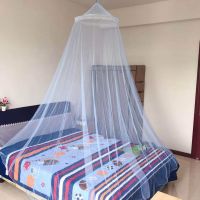 Summer White Mosquito Net Home Insect Prevention Bed Cover Easy Stock Single Installation Free Netting Mesh Circular Single Door