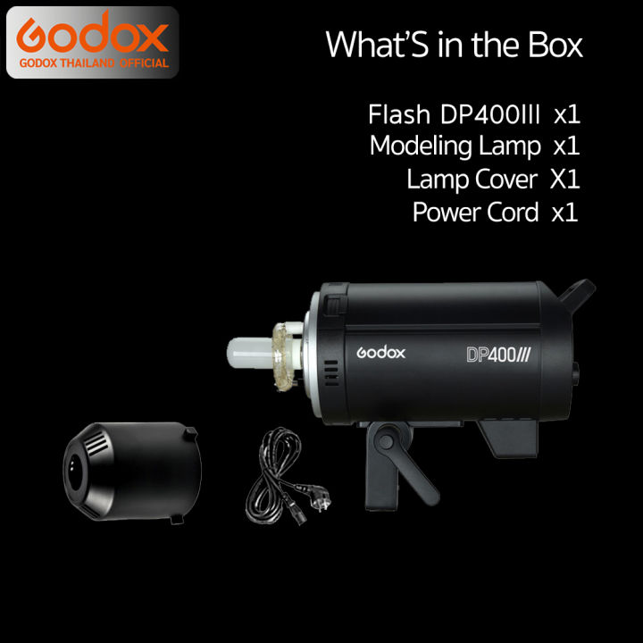 godox-flash-dp400iii-400w-5600k-bowen-mount-รับประกันศูนย์-godox-thailand-3ปี-dp400-iii