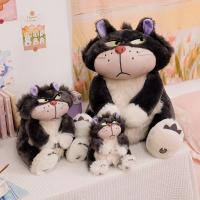 【YF】 15-65cmGenuine Kawaii Cartoon Plush Doll Lucifer Cat Cinderellas Toy Animal Pillow Birthday Gifts for Kids