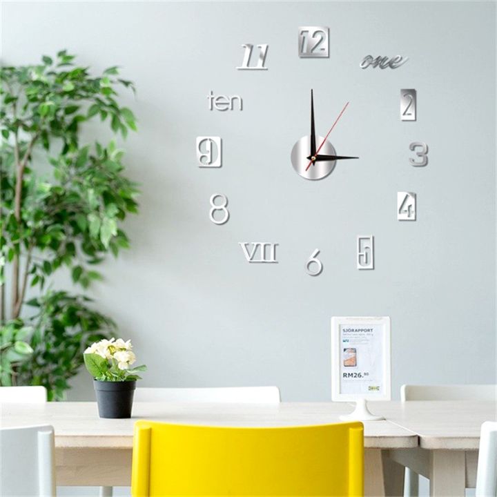 digital-silent-living-room-acrylic-home-decor-wall-clocks-diy-solid-color-simple
