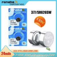 1-10ชิ้น AG4 SR626SW Renata SR66 LR626 V377กระดุมเซลล์เหรียญ1.55V ซิลเวอร์ออกไซด์สำหรับนาฬิกาของเล่นสวิสทำ377