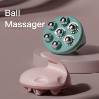 Roller Body Massager Ball Ruing Abdomen Massager นวดผ่อนคลายกล้ามเนื้อ Magnetic คอไหล่ Pain Belly เอว Slimming