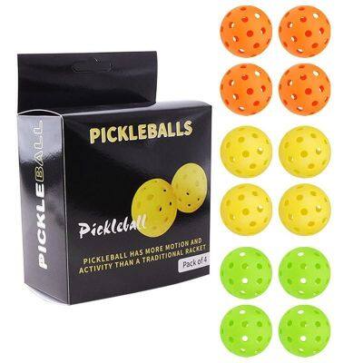 ∏ 4pcs Franklin Pickleball Golf Training Balls Hollow With Hole Golf Balls Outdoor Golf Practice Balls Golf Accessories