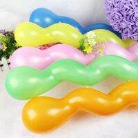 Thickening screw spiral twist seven dragon long strip magic alien cartoon birthday balloon children cartoon decoration