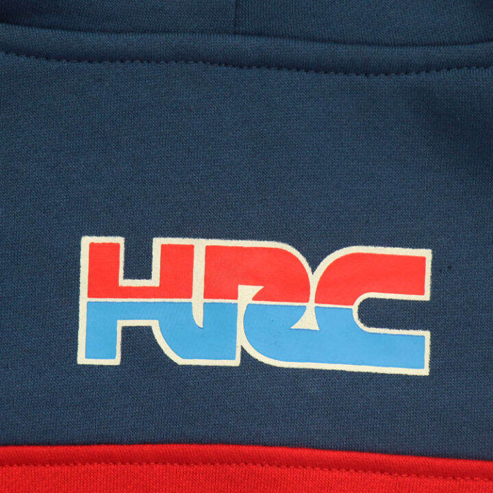 honda-hrc-hoody-เสื้อแจ็คเก็ตซิป-unisex-รถจักรยานยนต์รถจักรยานยนต์ชุดแข่งรถ-zipper-hooded-ขนแกะเสื้อกันหนาวลำลอง01010201