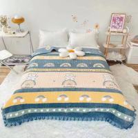 Thick Warm Linens Printed Milk Velvet Bedding Lace Bed Cover Sheet  Winter Sofa Blankets Bed Quilt Double  Bedspread