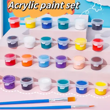 6-Color Acrylic Paint Strip