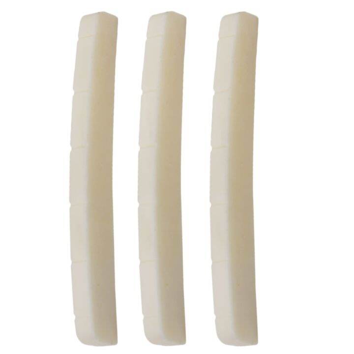 3x-buffalo-bone-curved-slotted-bone-nut-for-fender-guitar