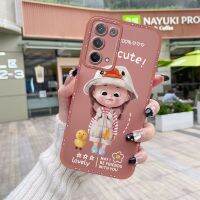 YIWESAN เคสกรณีสำหรับ OPPO A74 5G A54 5G เคสกรณีการ์ตูนน่ารักสาวเสื้อการออกแบบใหม่ยางนุ่มปลอกเต็มเลนส์ปกหลังกล้องบางแบบปกป้องกันกระแทกกรณี