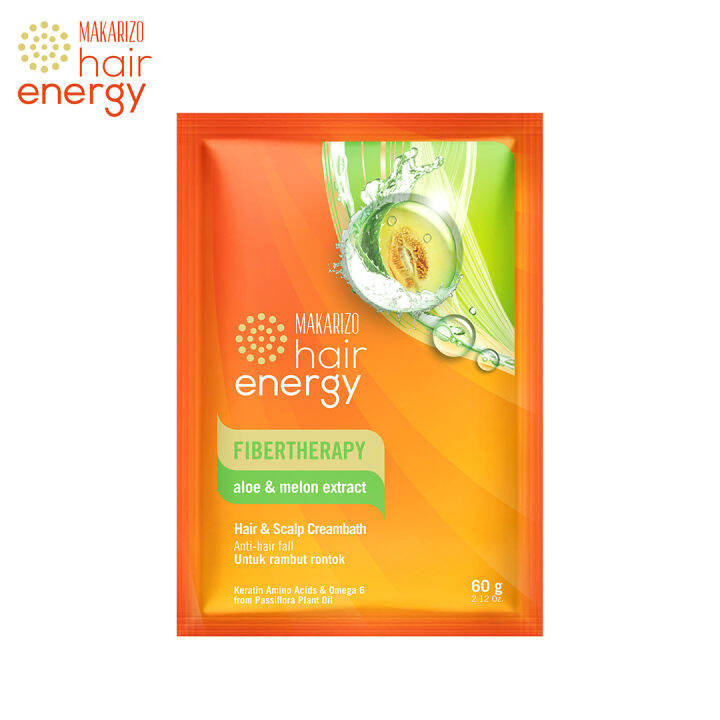 [MAKARIZO] Hair Energy Fibertherapy Hair & Scalp Creambath 60gr x 2