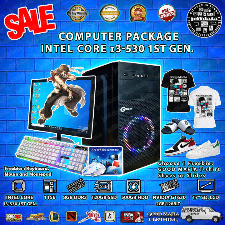 Computer Desktop Set Intel Core i3-530 1st Gen. 8gb ddr3 120gb ssd ...