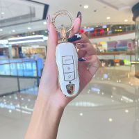 【cw】 Car Key Fob Cover for 911 997 970 991 958 996 2017 Porsche Panamera Carman Macann Bobst Cayenne key Case 【hot】